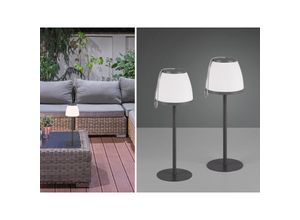 4260688155614 - Meinewunschleuchte - 2er set Outdoor Akku led Tischleuchten mit Touch Dimmer Höhe 35cm 4260688155614 - Meinewunschleuchte - 2er set Outdoor Akku led Tischleuchten mit Touch Dimmer Höhe 35cm