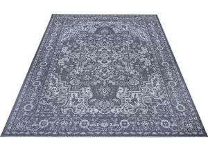 4260691781770 - Teppich HOME AFFAIRE Georgia Teppiche Gr B L 120 cm x 170 cm 3 mm 1 St grau (grau creme) Orientalische Muster