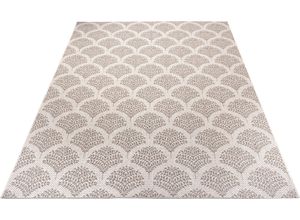 4260691783842 - Teppich HOME AFFAIRE Maren Teppiche Gr B L 160 cm x 230 cm 3 mm 1 St beige (creme hellbraun) Esszimmerteppiche In- und Outdoor-Teppich Strapazierfähig pflegeleicht Flachgewebe