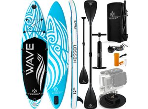 4260692710847 - KESSER® Aufblasbares SUP Board Set Stand Up Paddle Board Premium Surfboard Wassersport 6 Zoll Dick Komplettes Zubehör 130kg 4260692710847 - KESSER® Aufblasbares SUP Board Set Stand Up Paddle Board Premium Surfboard Wassersport 6 Zoll Dick Komplettes Zubehör 130kg