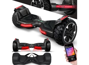 4260692712988 - KESSER® Hoverboard 85 Zoll 800 mit Bluetooth Lautsprecher LED Licht Kinder Sicherheitsmodus Dual Motor Smart Elektro Self Balance Board Hover E-Scooter