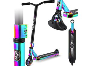 4260692717877 - KESSER® Stunt Scooter X-Limit-Pro 360° Lenkung Funscooter Stuntscooter mit Ständer ABEC 9 Kugellagern 110 mm PU Räder  Kickscooter Tretroller Cityroller Trick Roller für Kinder Erwachsene