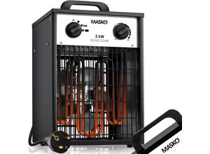 4260692718461 - MASKO® Elektroheizer Heizlüfter Bauheizer mit integriertem Thermostat elektrisch Heizgerät mit 3 Heizstufen Heizgebläse für Innen- und Außeneinsatz Überlastschutz Elektroheizgebläse 4260692718461 - MASKO® Elektroheizer Heizlüfter Bauheizer mit integriertem Thermostat elektrisch Heizgerät mit 3 Heizstufen Heizgebläse für Innen- und Außeneinsatz Überlastschutz Elektroheizgebläse