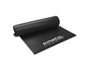 4260694830390 - Kinetic Sports Bodenschutzmatte für Laufband Heimtrainer – 6 mm Dick Stabil & Rutschfest Schutzmatte für Boden Unterlage für Yoga schwarz 170 x 80 cm