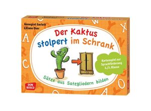 4260694920701 - Der Kaktus stolpert im Schrank Sätze aus Satzgliedern bilden - Annegret Gerleit Box