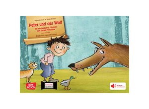 4260694920930 - Peter und der Wolf Ein musikalisches Märchen von Sergej Prokofjew Kamishibai Bildkartenset - Heinz Janisch Box