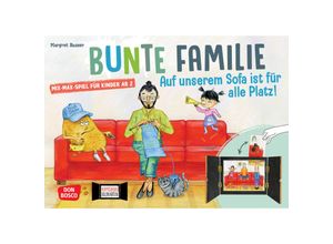 4260694921258 - Spiele im Erzähltheater Kamishibai   Bunte Familie Auf unserem Sofa ist für alle PlatzMix-Max-Spiel für Kinder ab 2 Box