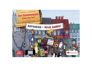 4260694921463 - Der Elefantenpups - Rettet den Zoo! Kamishibai Bildkartenset m 1 Beilage