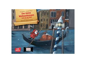 4260694921920 - Der kleine Weihnachtsmann reist um die Welt Kamishibai Bildkartenset - Anu Stohner Box