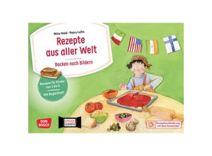 4260694922118 - Kompetenzförderung mit dem Kamishibai   Rezepte aus aller Welt Backen nach Bildern Kamishibai Bildkartenset - Nina Held