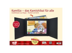 4260694922392 - KamiGo - das Kamishibai für alle DIN-A3-Erzähltheater aus Pappe - flexibel und leicht