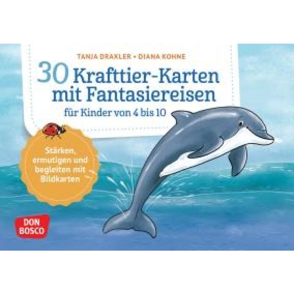 4260694922637 - Draxler Tanja 30 Krafttier-Karten mit Fantasiereisen für Kinder von 4 bis 10