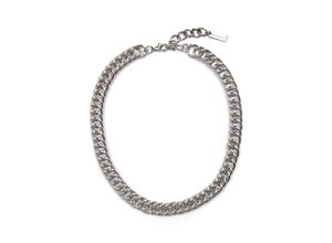 4260694961421 - Collier FIRETTI Halsschmuck Gliederkette Halsketten Gr Metall Länge 48 cm Breite 11 mm grau (metallfarben) Damen Colliers