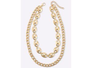 4260694962244 - Collier HEINE Gr N-Größe Metall goldfarben Damen Halsketten Colliers