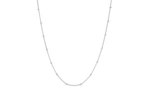 4260695685579 - Collier Schmuck Geschenk Liilii Necklace-Liilii-Gold Necklace-Liilii Halsketten Gr Edelstahl Länge 40 cm silberfarben (edelstahlfarben) Damen