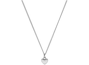 4260695685890 - Kette mit Anhänger Schmuck Geschenk Heart Herz Charm Anhänger 2116 Halsketten Gr Edelstahl Länge 55 cm silberfarben (edelstahlfarben) Damen