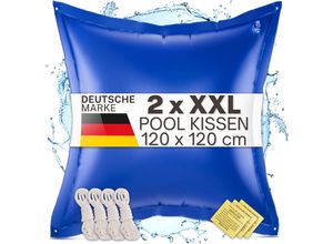 4260697664329 - Pool Kissen 118x118 cm blau