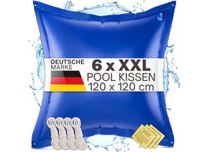 4260697664367 - Pool Kissen 118x118 cm blau