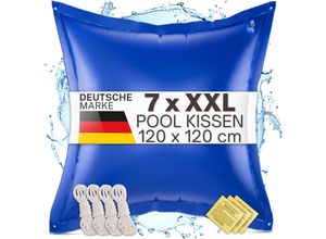 4260697664374 - Pool Kissen 118x118 cm blau