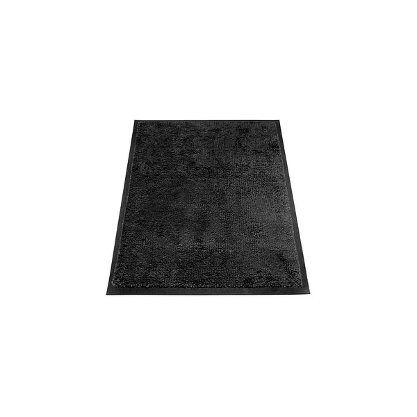 4260698250699 - Schmutzfangmatte miltex Eazycare Style eckig antistatisch UV-beständig waschbar High-Twist-Nylon & Niltrilgummi 600 x 850 mm tiefschwarz