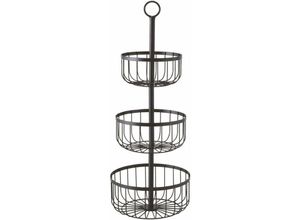 4260700654088 - Spetebo - 109 Obst Etagere cobo aus Metall - 3 Etagen - Höhe ca 60 cm