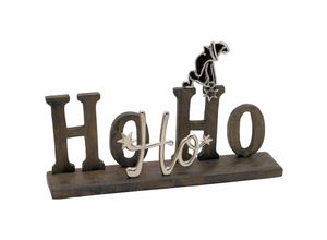 4260700655504 - Holz Aluminium Weihnachtsdeko - 36 cm - Schriftzug Aufsteller Tisch Fenster Deko