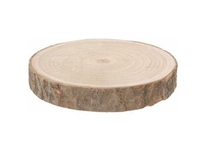 4260700657287 - Spetebo - Echtholz Baumscheibe natur - 18-23cm - Deko Holz Baum Scheibe Basteln Brandmalen