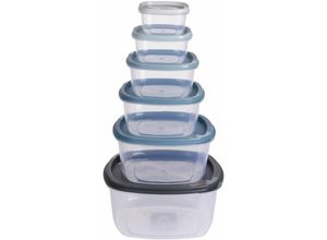4260700658444 - Kunststoff Vorratsdose mit Deckel - 6er Set 225 ml-3200 ml - stapelbare Frischhaltebox - Behälter spülmaschinenfest gefriergeeignet 4260700658444 - Kunststoff Vorratsdose mit Deckel - 6er Set 225 ml-3200 ml - stapelbare Frischhaltebox - Behälter spülmaschinenfest gefriergeeignet