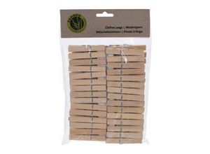 4260700659748 - Spetebo - Holz Wäscheklammer 7 cm - 120er Pack - Klammer aus Bambusholz für Wäsche Deko und zum Basteln