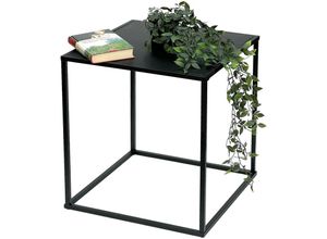 4260700964118 - Dandibo - Couchtisch Schwarz Metall s Beistelltisch Wohnzimmer 96252 Tisch Beistelltisch 42 cm Sofatisch Küchentisch Modern