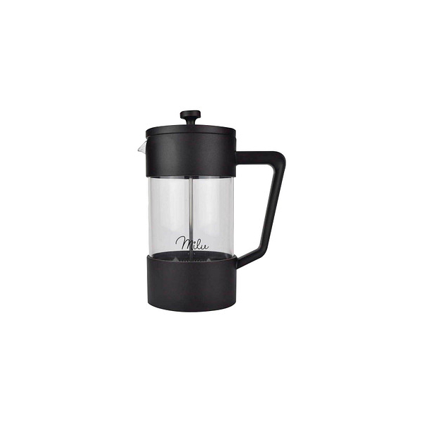 4260701350781 - 5078 4-tlg French Press-Set Kaffeebereiter Schwarz Transparent