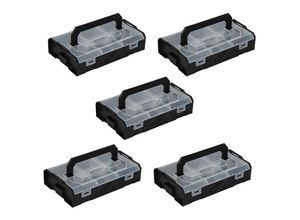 4260702230815 - Bs Systems Gmbh&cokg - Sortimo l-boxx Mini schwarz   Deckel transparent Industrial Line 5er Set