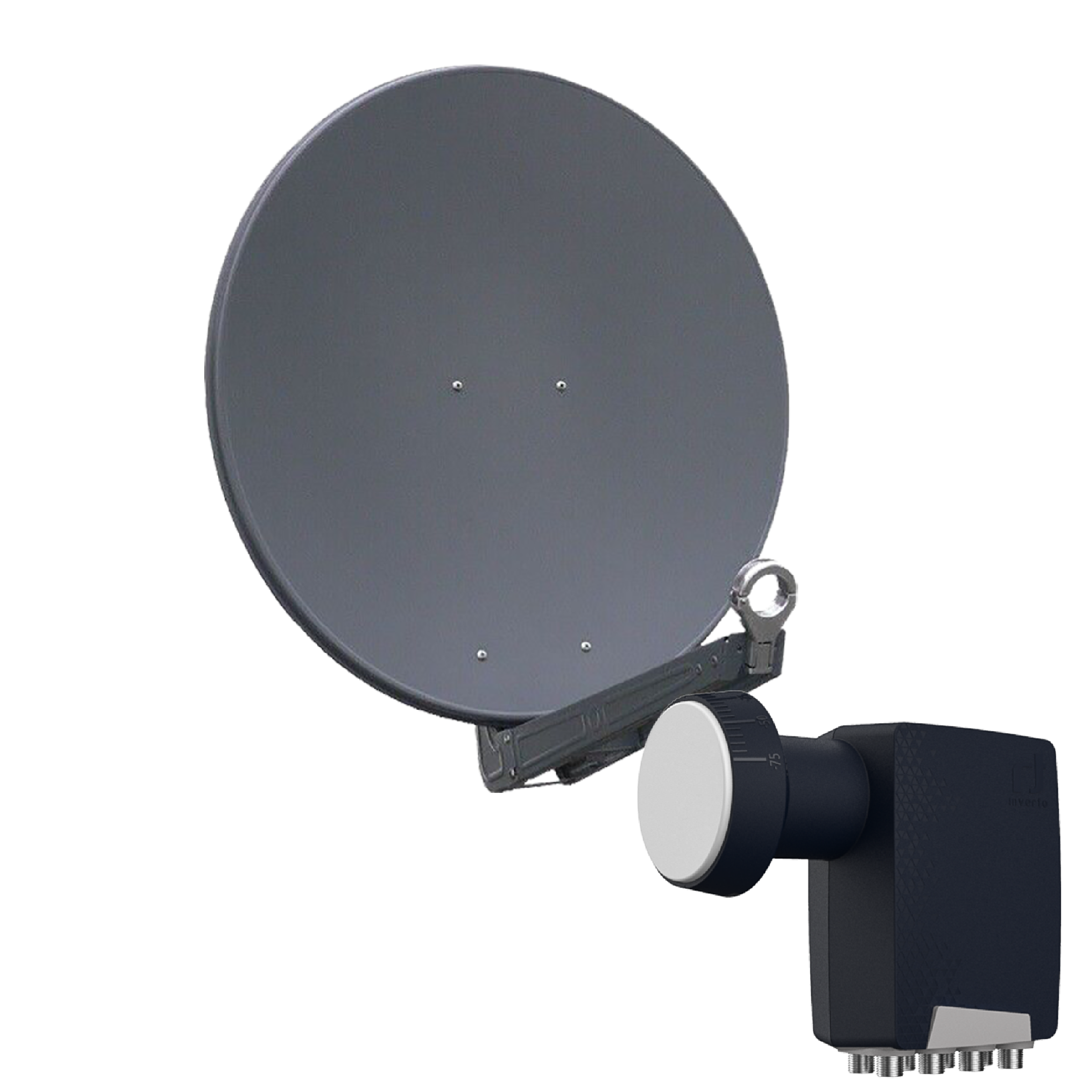 4260704120787 - OP 85 SE - Alu-Antenne - anthrazit - 8 Teilnehmer mit Octo-LNB