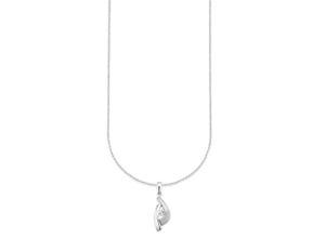 4260710530037 - Kette mit Anhänger BRUNO BANANI Schmuck Geschenk Silber 925 Halsschmuck Halskette Ankerkette Halsketten Gr Silber 925 (Sterlingsilber) Länge 45 cm bunt (silberfarben weiß) Damen mit Zirkonia (synth)