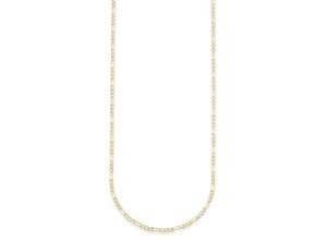 4260710533380 - Kette ohne Anhänger BRUNO BANANI Schmuck Geschenk Gold 333 Halsschmuck Halskette Figarokette schmal Halsketten Gr 45 Gelbgold 333 Breite 18 mm gelb (gelbgoldfarben) Damen Ketten ohne Anhänger Made in Germany