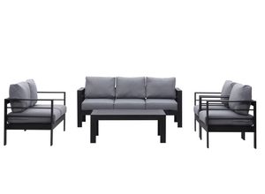 4260710560706 - Gartenlounge-Set (Gletscherbach) Lounge Set modisches Gartenmöbelset für 6-7 Personen Balkonset Sit