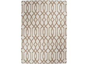 4260720622692 - Teppich - Baumwolle - Cream Beige - Boho Style Modern Wohnzimmer Flur Läufer 130 x 190 cm