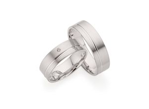 4260724283486 - Trauring PHÖNIX Schmuck Geschenk Silber 925 Ehering LIEBE versch Varianten Fingerringe Gr 61 ohne Brillant Silber 925 (Sterlingsilber) 6 mm silberfarben Damen Made in Germany - wahlweise mit oder ohne Brillant