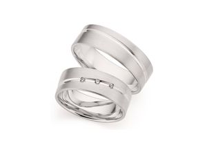 4260724283608 - Trauring PHÖNIX Schmuck Geschenk Silber 925 Ehering LIEBE versch Varianten Fingerringe Gr 49 003 ct SI = kleine Einschlüsse mit Brillanten Silber 925 (Sterlingsilber) 65 mm silberfarben Damen Trauringe Made in Germany - wahlweise mit oder ohne Brillanten