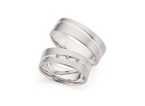 4260724283783 - Trauring PHÖNIX Schmuck Geschenk Silber 925 Ehering LIEBE versch Varianten Fingerringe Gr 49 ohne Brillanten Silber 925 (Sterlingsilber) 65 mm silberfarben Damen Trauringe Made in Germany - wahlweise mit oder ohne Brillanten