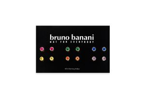 4260724287361 - Ohrstecker-Set BRUNO BANANI Mulitpack Schmuck Geschenk Silber 925 Ohrschmuckset Regenbogen Ohrringe Gr Silber 925 (Sterlingsilber) silberfarben (silberfarben mehrfarbig mehrfarbig) Damen Ohrstecker mit Zirkonia (synth)