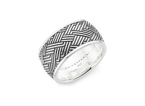 4260724289242 - Fingerring Schmuck Geschenk Herrenring Silber 925 Fingerringe Gr 58 Silber 925 (Sterlingsilber) 117 mm silberfarben (silberfarben schwarz) Herren Fingerringe zu Anzug Hemd Jeans Sneaker Anlass Geburtstag Weihnachten