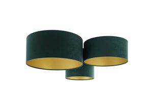 4260728991158 - Deckenleuchte Henny C Triple Velours green & gold 91 cm 11139