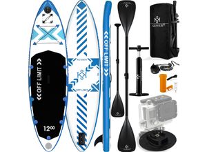 4260729111067 - KESSER® Limit Aufblasbares SUP Board Set Stand Up Paddle Board Premium Surfboard Wassersport 6 Zoll Dick Komplettes Zubehör 130kg