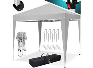 4260729114297 - KESSER® Pavillon 3x3m wasserdicht inkl Tasche Pop-Up Klicksystem UV-Schutz 50+ Faltpavillon Gartenzelt Partyzelt Metall-Verstrebungen