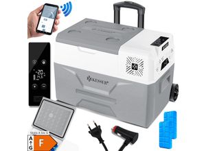 4260729116833 - KESSER® Kompressor Kühlbox elektrisch Gefrierbox Mit APP-Steuerung USB-Anschluss 12 24 V 230V +Teleskopstange Kühlakkus Räder Kühlschrank Kühlung bis -20 °C für Auto Lkw Boot Reisemobil Camping 4260729116833 - KESSER® Kompressor Kühlbox elektrisch Gefrierbox Mit APP-Steuerung USB-Anschluss 12 24 V 230V +Teleskopstange Kühlakkus Räder Kühlschrank Kühlung bis -20 °C für Auto Lkw Boot Reisemobil Camping