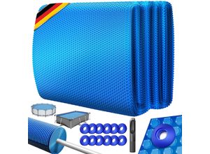 4260729119360 - KESSER® Pool Solarabdeckplane Solarfolie Stärke 120µm Solarabdeckung Solarplane zuschneidbar Poolsolarplane Solar Folie inkl 1x Lochzange & 12x Ösen Poolheizung für Wassererwärmung Wärmeplane 4260729119360 - KESSER® Pool Solarabdeckplane Solarfolie Stärke 120µm Solarabdeckung Solarplane zuschneidbar Poolsolarplane Solar Folie inkl 1x Lochzange & 12x Ösen Poolheizung für Wassererwärmung Wärmeplane