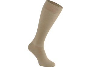 4260729330086 - Stützkniestrümpfe FUSSGUT Vital- und Reisestrümpfe Socken Gr 1 (36 37 38) beige Reiseaccessoires Wollmischung