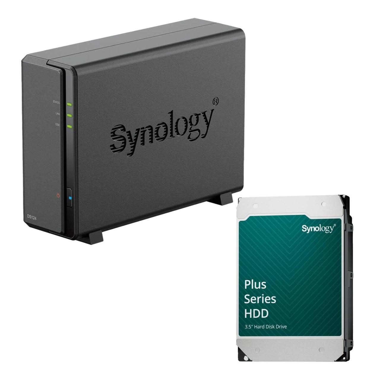4260730619668 - DiskStation DS124 1 Einschub NAS-Server Leergehäuse + 1x Plus 35 SATA 6Gb s Festplatte 8 TB 4260730619668 - DiskStation DS124 1 Einschub NAS-Server Leergehäuse + 1x Plus 35 SATA 6Gb s Festplatte 8 TB