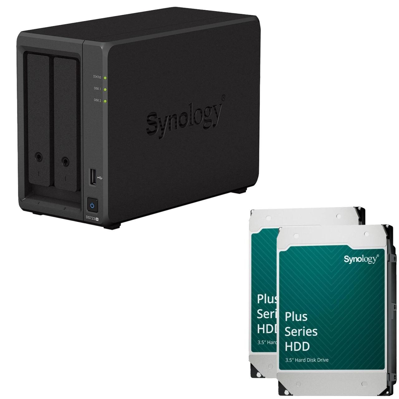 4260730619927 - DiskStation DS723+ 2 Einschübe NAS-Server Leergehäuse(DS723+) + 24 TB Plus (2x 12TB) 4260730619927 - DiskStation DS723+ 2 Einschübe NAS-Server Leergehäuse(DS723+) + 24 TB Plus (2x 12TB)